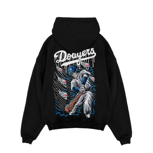 LA DODGER "BLEEDING BLUE" PULL-OVER HOODIE