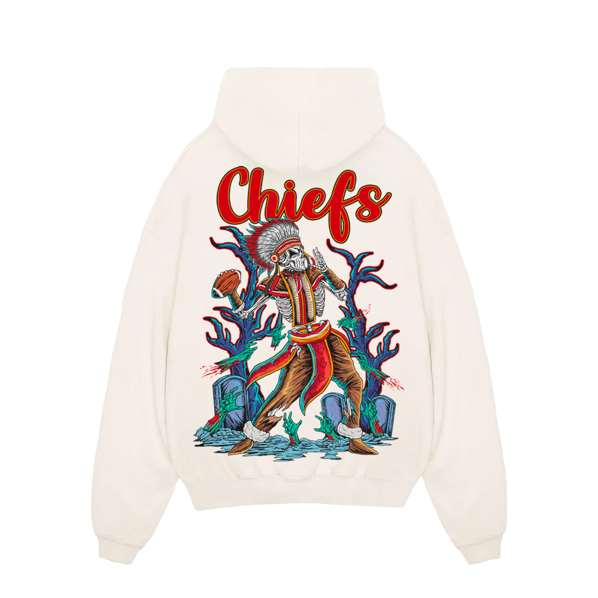 CHIEF MAHOMES "THE GRIM REAPER" PULL-OVER PREMIUM HOODIE