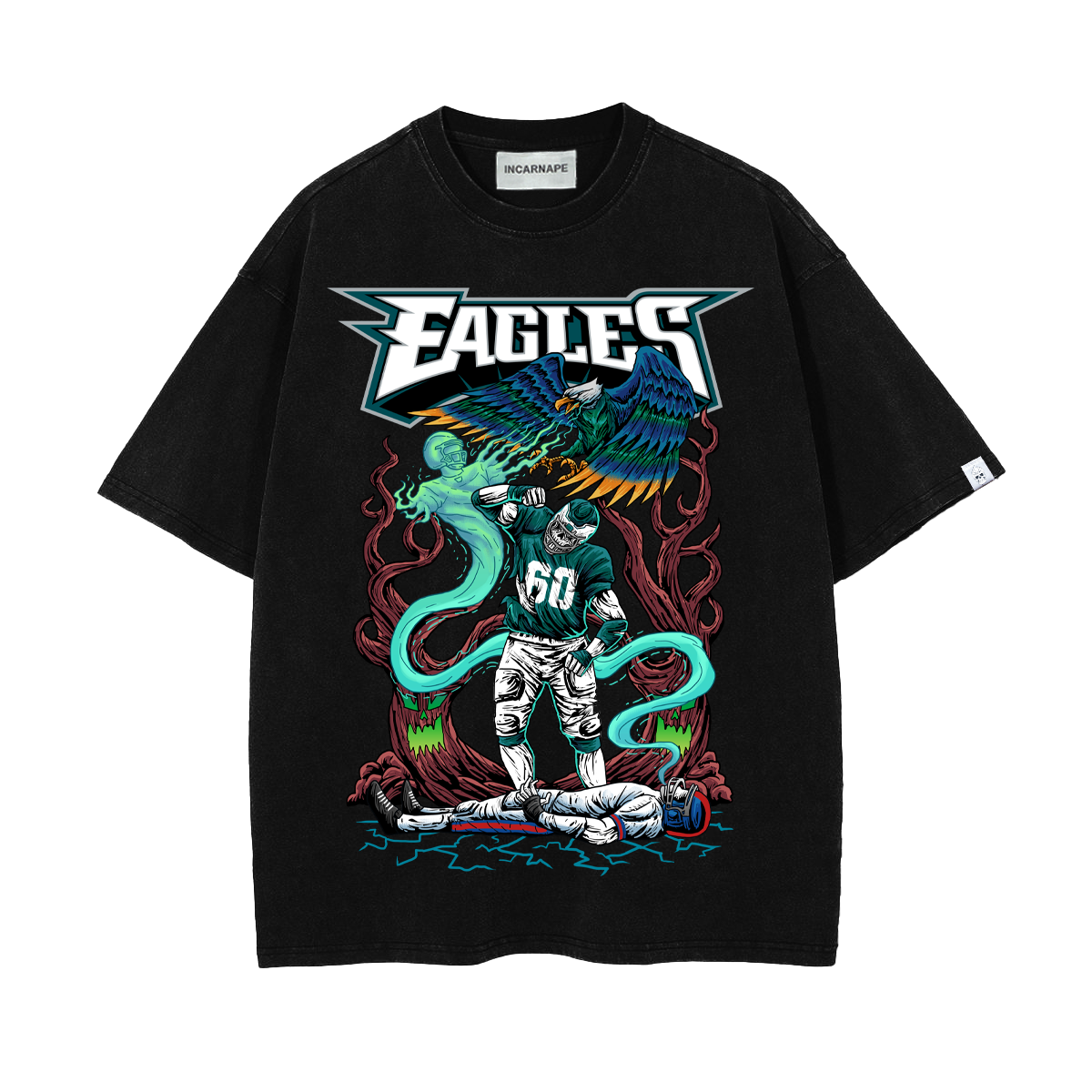 PHILLY EAGLES "THE HIT" OVERSIZED PREMIUM TEE