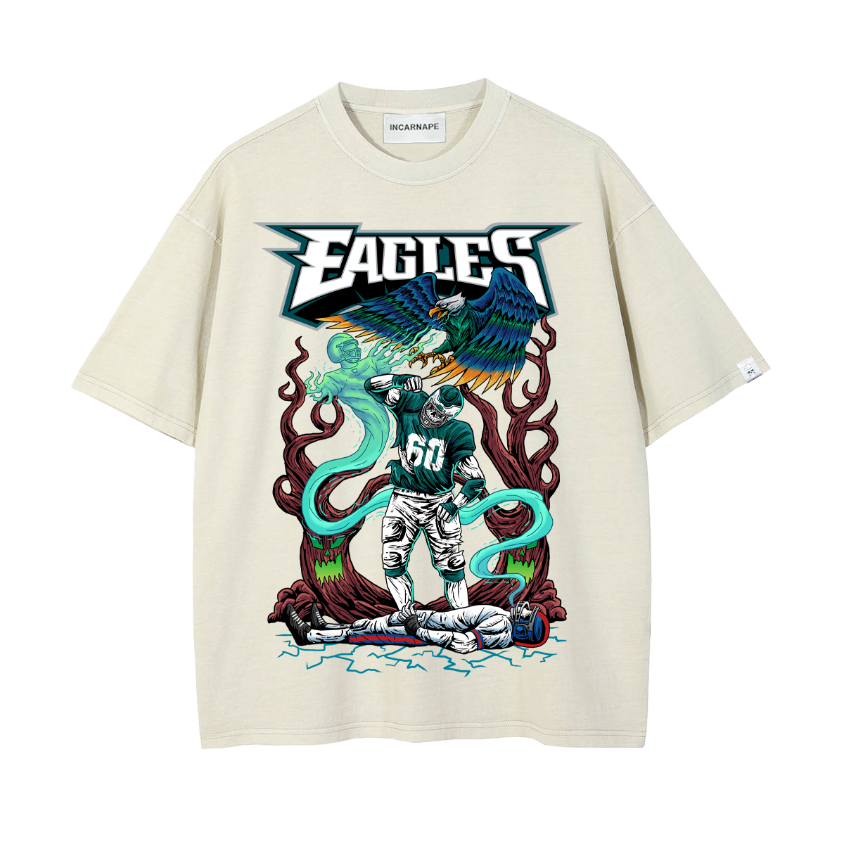 PHILLY EAGLES "THE HIT" OVERSIZED PREMIUM TEE