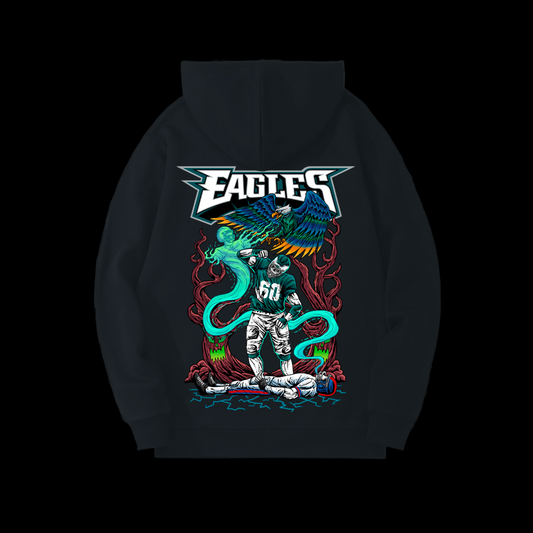 PHILLY EAGLES "THE HIT" PULL-OVER PREMIUM HOODIE