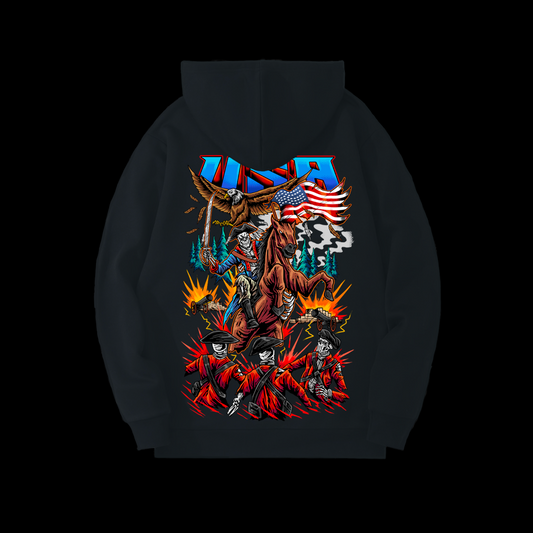 INCARNAPE USA "INDEPENDENCE DAY" PULL-OVER HOODIE