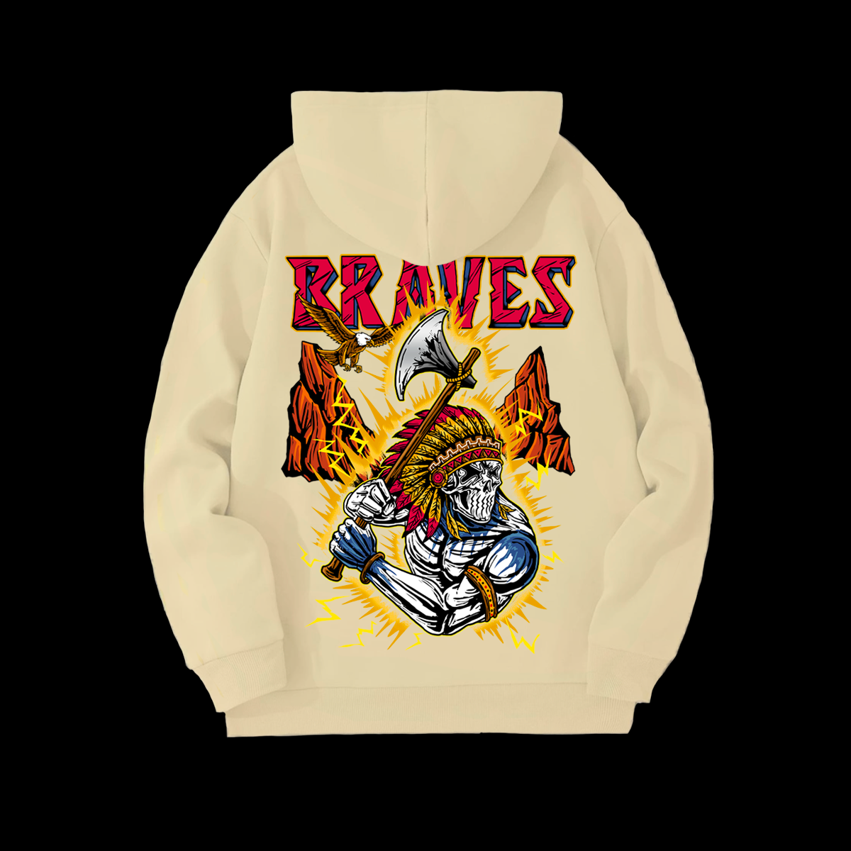 INCARNAPE BRAVES "FOR THE A" PULL-OVER HOODIE