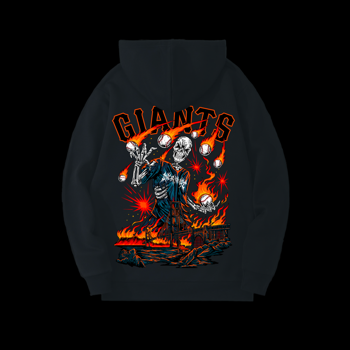 INCARNAPE SF "THE GIANT" PULL-OVER HOODIE