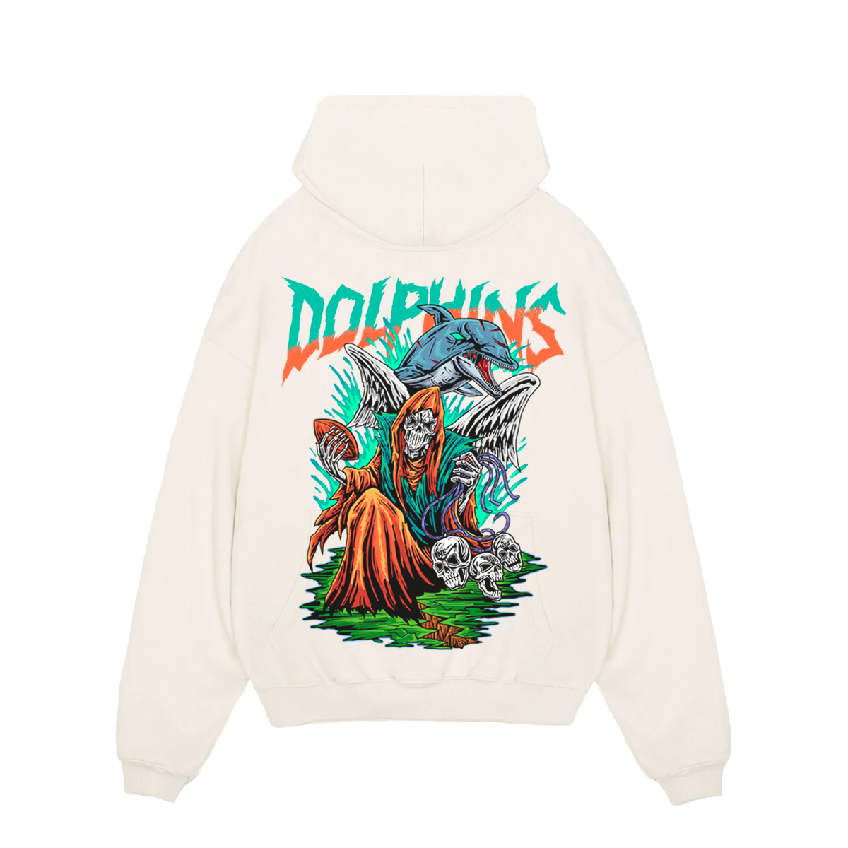 DOLPHINS "WE'RE IN THE HUNT" PULL-OVER HOODIE