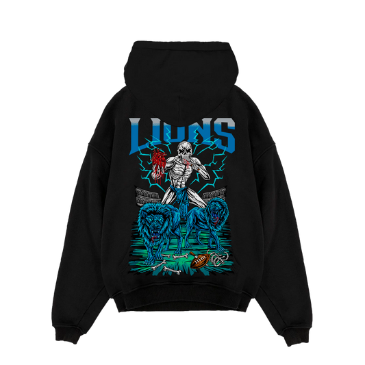 DETROIT "HEART OF A LION" PULL-OVER PREMIUM HOODIE