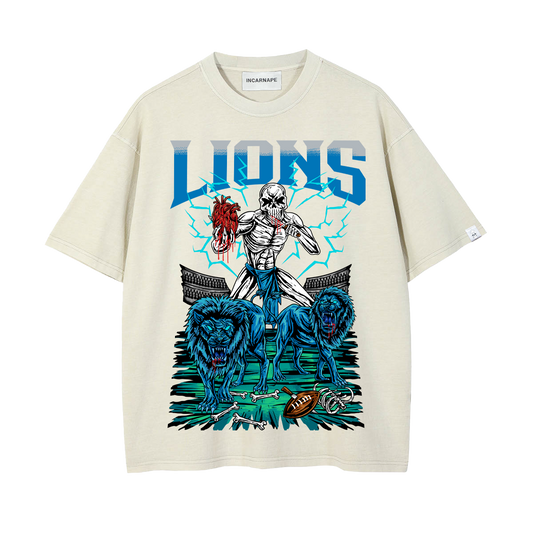 DETROIT "HEART OF A LION"  PREMIUM TEE