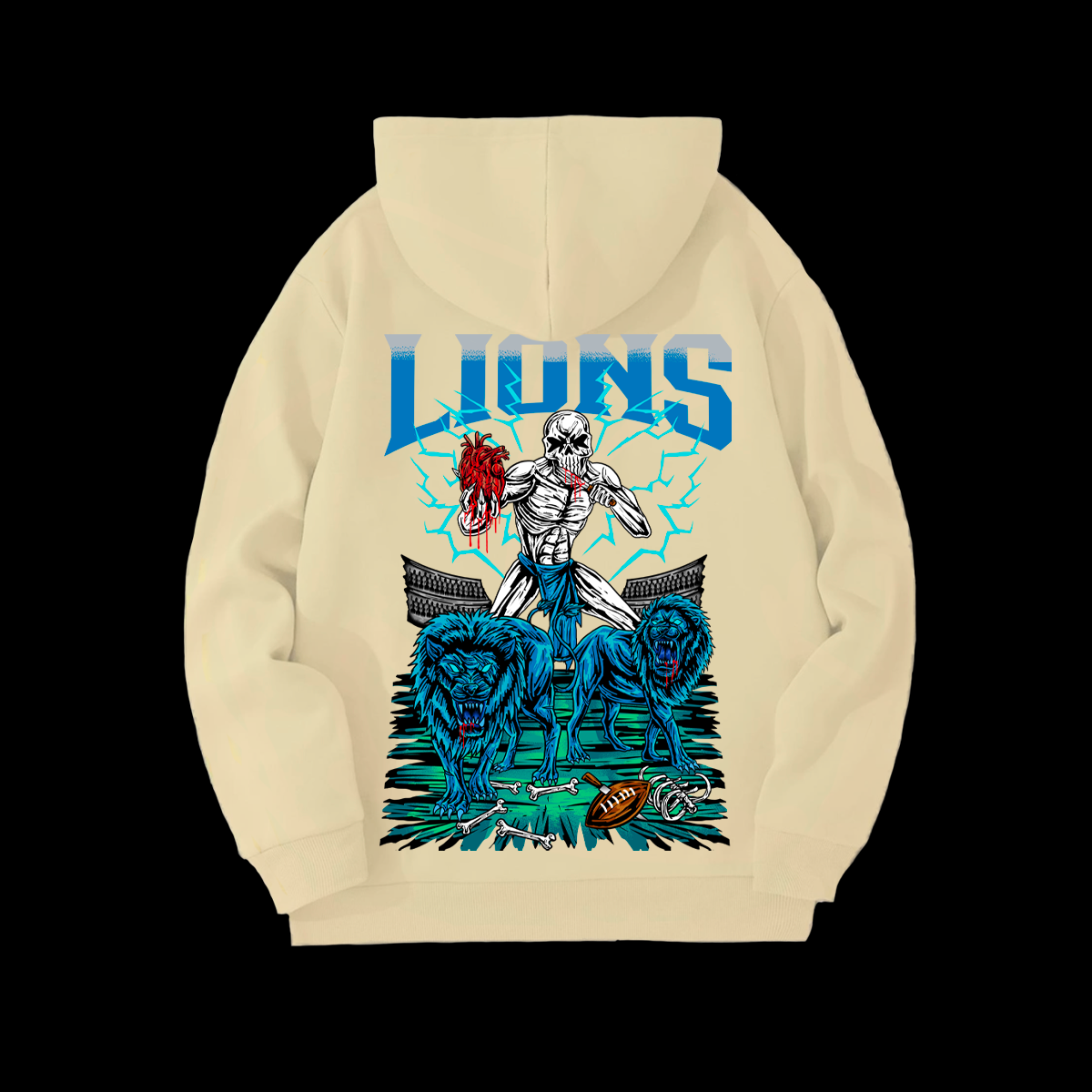 INCARNAPE DETROIT "HEART OF A LION" PULL-OVER PREMIUM HOODIE