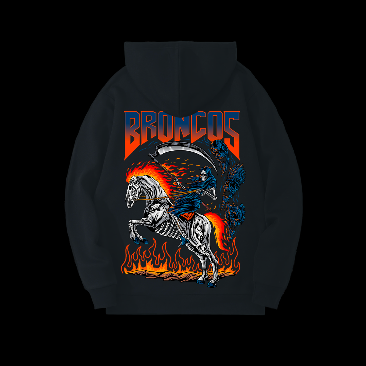 INCARNAPE BRONCOS COUNTRY PULL-OVER HOODIE