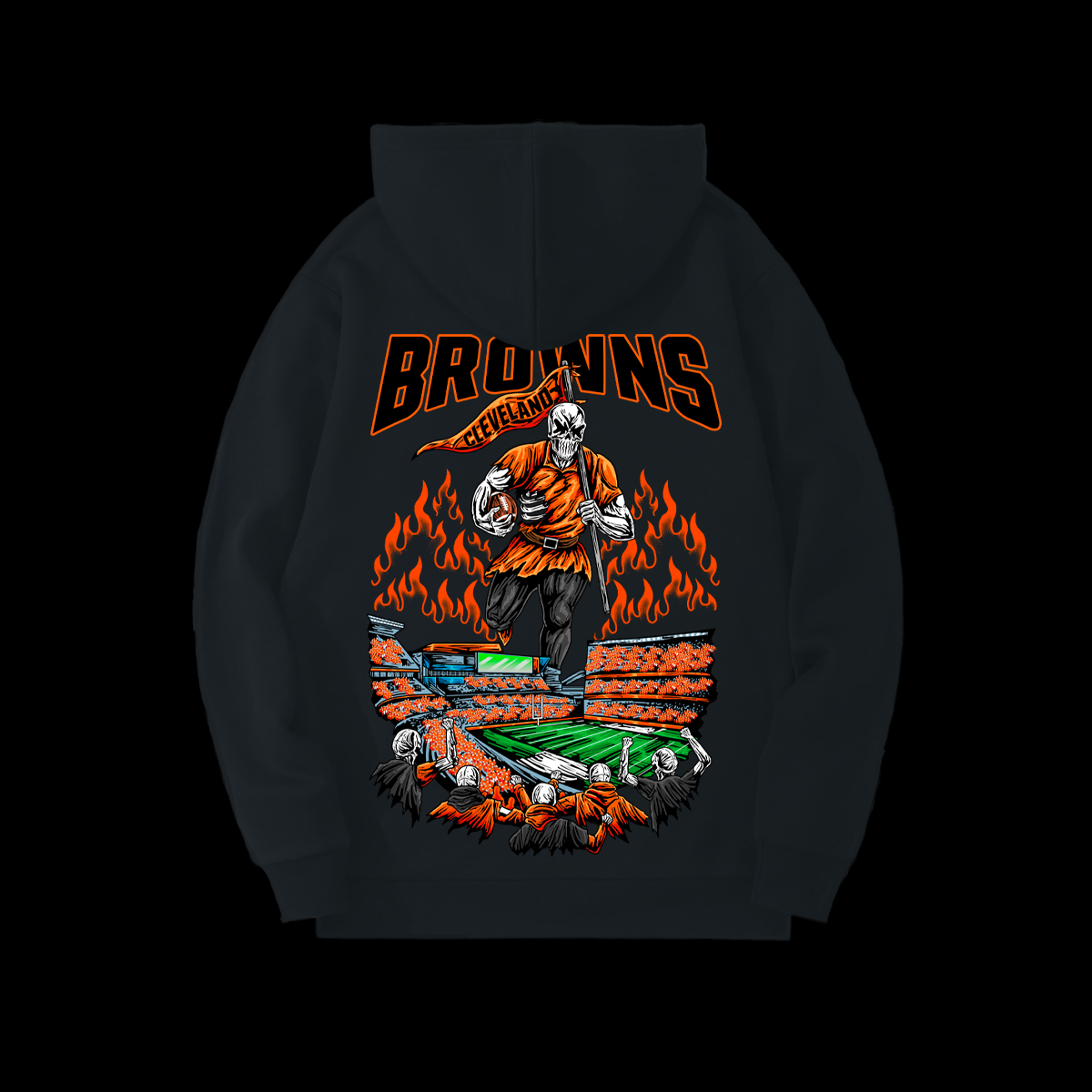 INCARNAPE BROWNS POUND PULL-OVER HOODIE